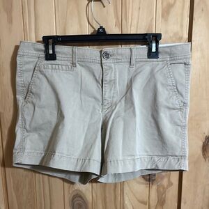 Old Navy Perfect 5 Shorts Flat Front Khakis